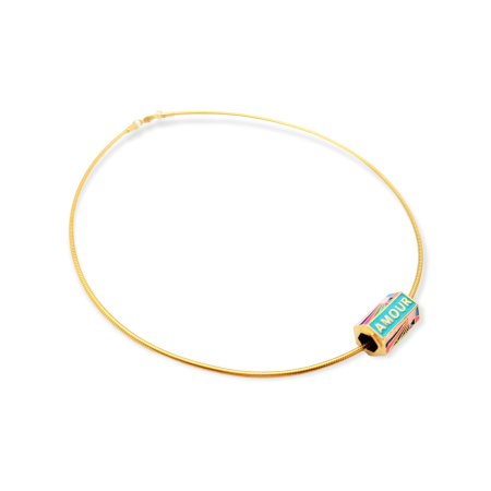 NECKLACE WITH BEAD AMOUR
